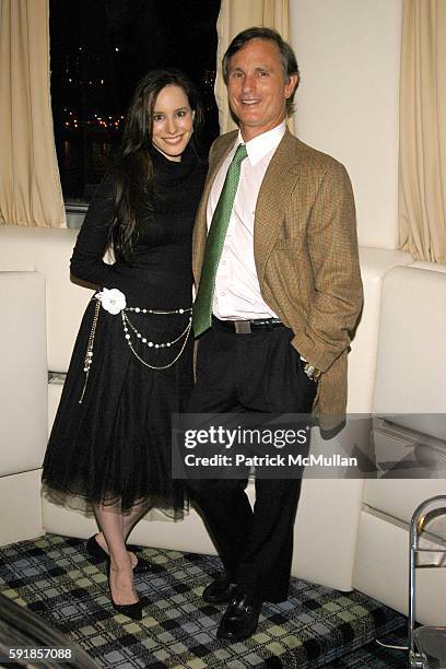 Pamela Fielder and David Ford attend Junior Council of AMERICAN BALLET THEATRE Yacht Party at The Forbes Yacht "The Highlander" on October 21, 2005...