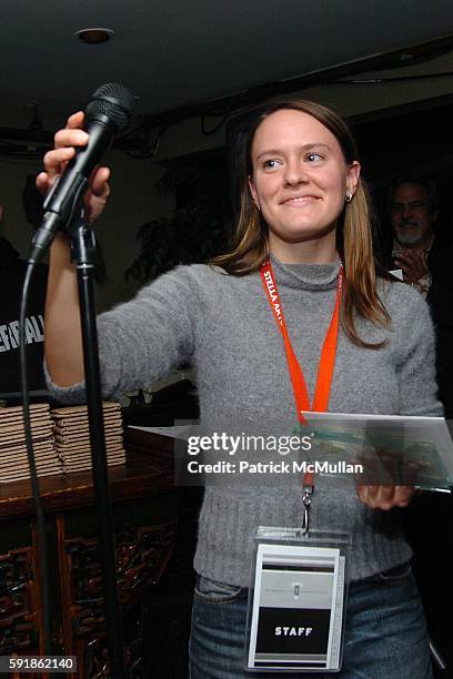 Stephanie Saylor attends The Hamptons International Film Festival Closing Reception and Awards Presentation at Bamboo on October 23, 2005 in East...