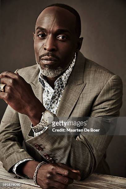 Michael K. Williams from HBO's 'The Night Of' 'poses for a portrait at the 2016 Summer TCA Getty Images Portrait Studio at the Beverly Hilton Hotel...