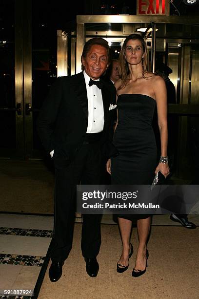 Valentino Garavani and Princess Rosario Nadal of Bulgaria attend Fashion Group International Presents The 22nd Annual Night of Stars Honoring "The...