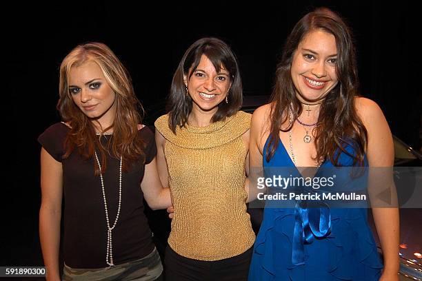 Natasha, Cathy Areu and Vanessa Aspillaga attend Groundbreaking Latina in Leadership Awards at Hudson Theatre on October 11, 2005 in New York City.