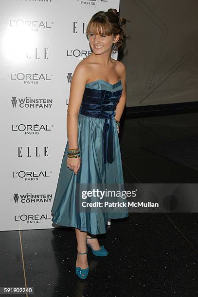 Addison Timlin attends Derailed arrivals at Loews Lincoln Center on October 30, 2005 in New York City.