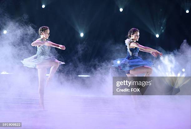 Top 9 contestant Tate McRae and all-star Kathryn McCormick perform a Contemporary routine to Get Here choreographed by Brian Friedman on SO YOU THINK...