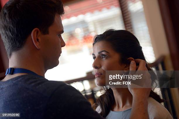 Josh Helman and Nimrat Kaur in the City Upon A Hill episode of WAYWARD PINES airing Wednesday, June 29 on FOX.