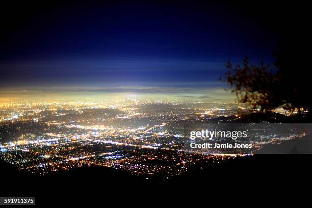 mount wilson observatory - pasadena los angeles stockfoto's en -beelden