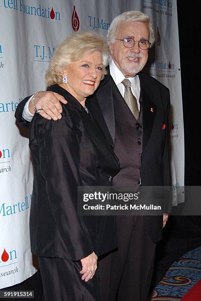 Frances W. Preston and Tony Martell attend The T.J. Martell Foundation 30th Anniversary Gala at Marriott Marquis Hotel on October 6, 2005 in New York...