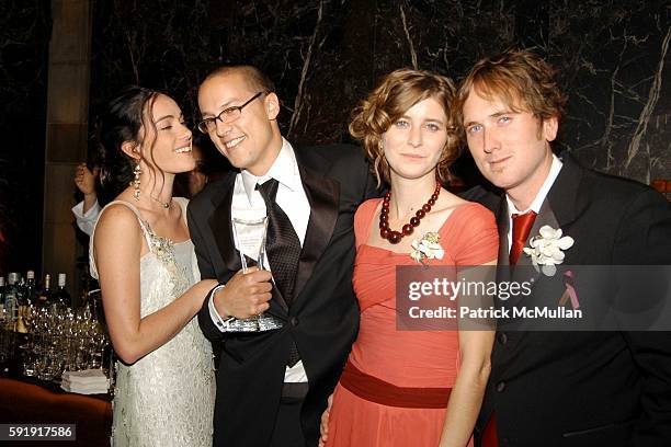 Claudia Illena, Cary Joji Fukunaga, Molly Page and Jesse Cain attend The 2005 Princess Grace Awards Gala at Cipriani 42nd Street on October 26, 2005...