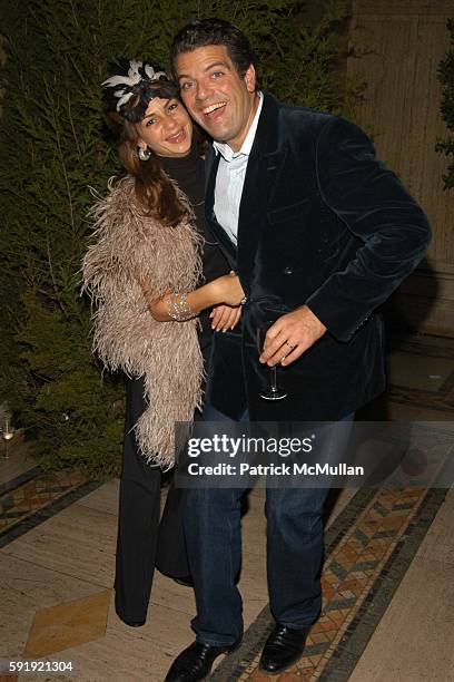 Eva Lorenzotti and Lorenzo Lorenzotti attend FENDI 80th ANNIVERSARY All Hallow's Eve Party hosted by KARL LAGERFELD at 25 Broadway on October 29,...