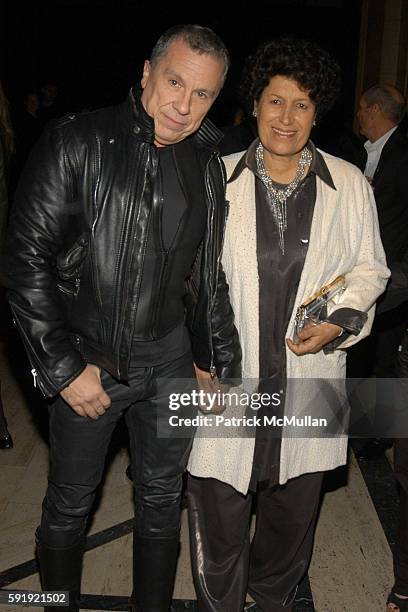 Peter Marino and Carla Fendi attend FENDI 80th ANNIVERSARY All Hallow's Eve Party hosted by KARL LAGERFELD at 25 Broadway on October 29, 2005 in New...