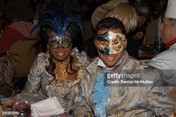 Star Jones Reynolds and Al Reynolds attend Bette Midler's New York Restoration Project "HULAWEEN" Gala and Midlers 60th Birthday Celebration at...