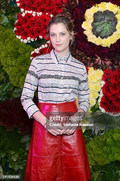 Zoe Levin attends Just One Eye x Creatures of the Wind Collaboration Dinner at Just One Eye on August 18, 2016 in Los Angeles, California.