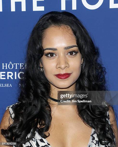 Actress Devika Bhise attends the "The Hollars" New York screening at Cinepolis Chelsea on August 18, 2016 in New York City.