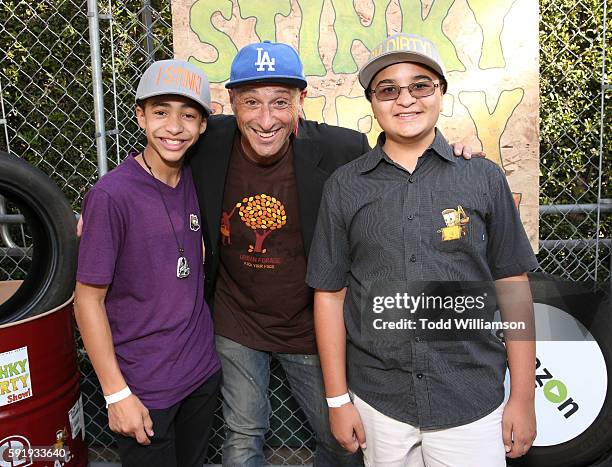 Jaden Betts, Singer/songwriter Dan Bern and Jacob Guenther attend the Premiere Screening And Party For Amazon Original Series "The Stinky & Dirty...