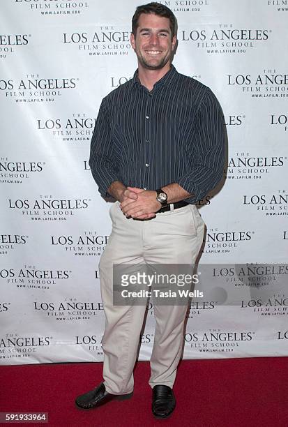 Actor Harlan Post attends screening of Focus World's "Kicks" at Los Angeles Film School on August 18, 2016 in Los Angeles, California.