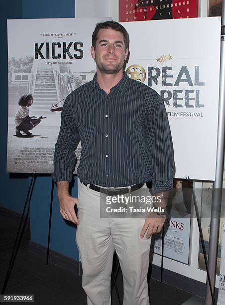 Actor Harlan Post attends screening of Focus World's "Kicks" at Los Angeles Film School on August 18, 2016 in Los Angeles, California.