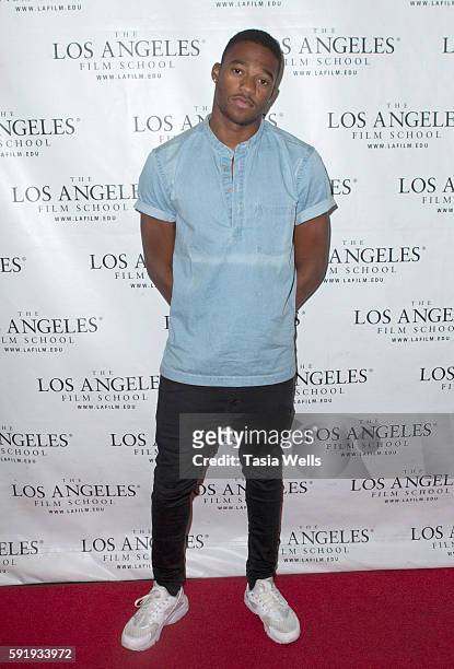 Christopher Meyer attends screening of Focus World's "Kicks" at Los Angeles Film School on August 18, 2016 in Los Angeles, California.