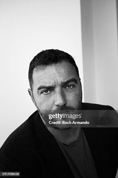 Actor Denis Menochet is photographed for Self Assignment on October 3, 2015 in Dinard, France.