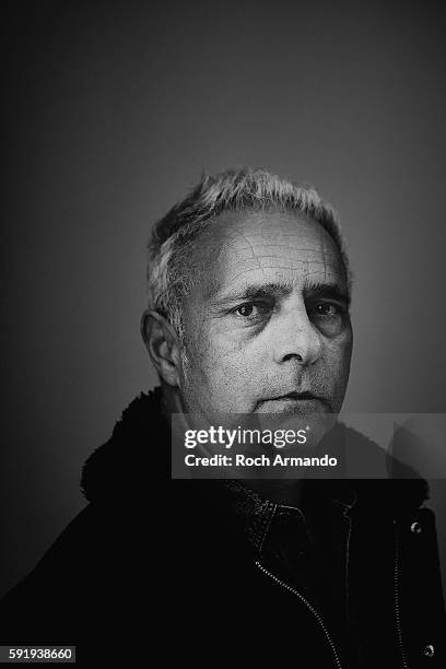 Author Hanif Kureishi is photographed for Self Assignment on October 3, 2015 in Dinard, France.