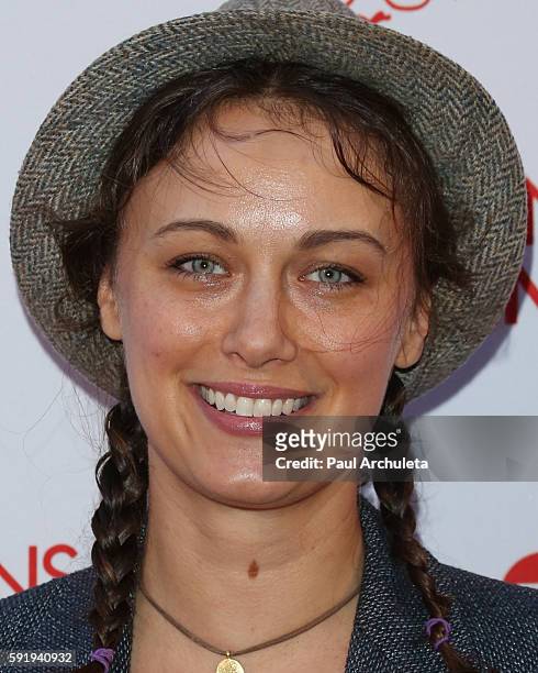 Actress Deanna Russo attends the screening and reception for truTV's "Adam Ruins Everything" at The Library at The Redbury on August 18, 2016 in...
