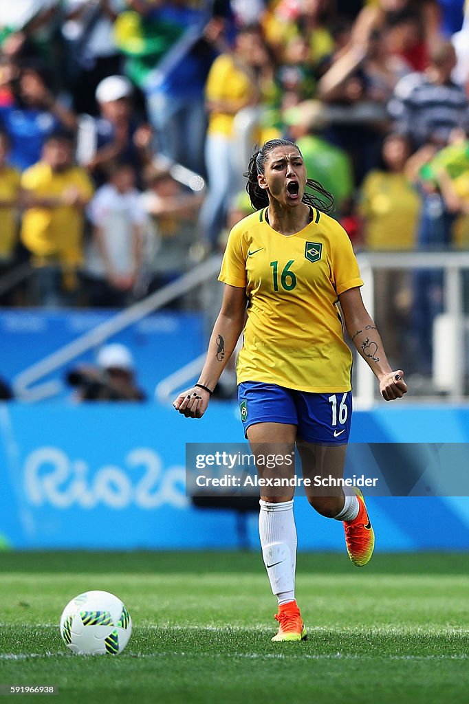 Brazil v Canada Bronze Medal Match: Women's Football - Olympics: Day 14