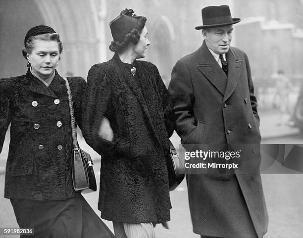 Pictured December 1946. Hugh Richard Arthur Grosvenor Loelia Mary Ponsonby