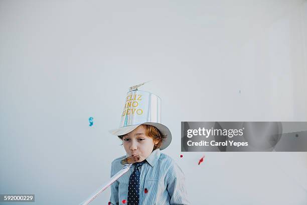 boy - new year's eve children stock pictures, royalty-free photos & images