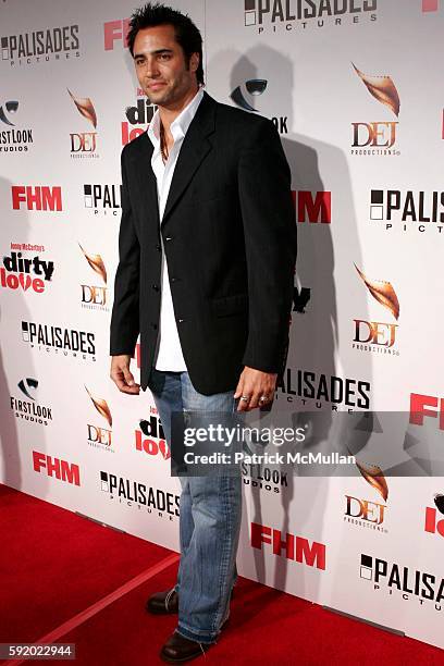 Victor Webster attends First Look Pictures and FHM Magazine Present Jenny McCarthy's 'Dirty Love' Film Premiere and After-Party at Arclight Cinema on...