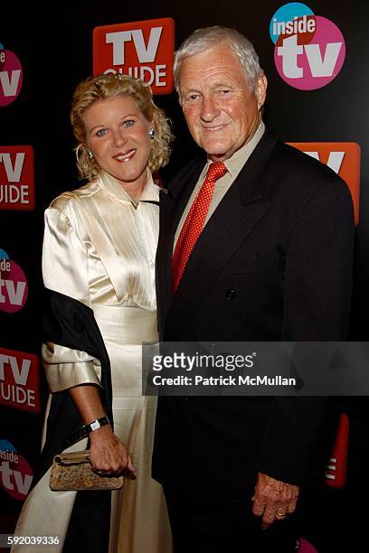 Alley Mills and Orson Bean attend TV Guide & Inside TV host Emmy Awards After Party-Arrivals at Hollywood Roosevelt Hotel on September 18, 2005 in...