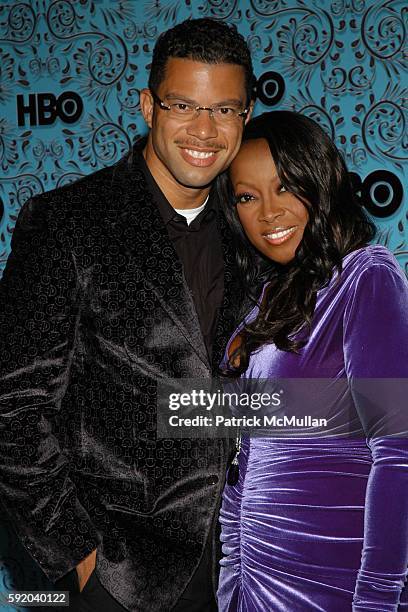 Al Reynolds and Star Jones Reynolds attend HBO hosts Emmy Awards After Party at Pacific Design Center on September 18, 2005 in West Hollywood, CA.