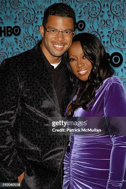 Al Reynolds and Star Jones Reynolds attend HBO hosts Emmy Awards After Party at Pacific Design Center on September 18, 2005 in West Hollywood, CA.