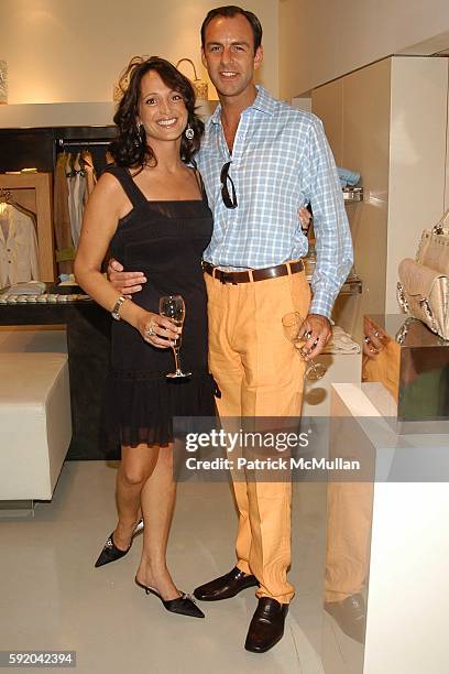 Emma Snowdon-Jones and Mark Langrish attend MALO salutes American Ballet Theatre at Malo Boutique on September 21, 2005 in New York City.