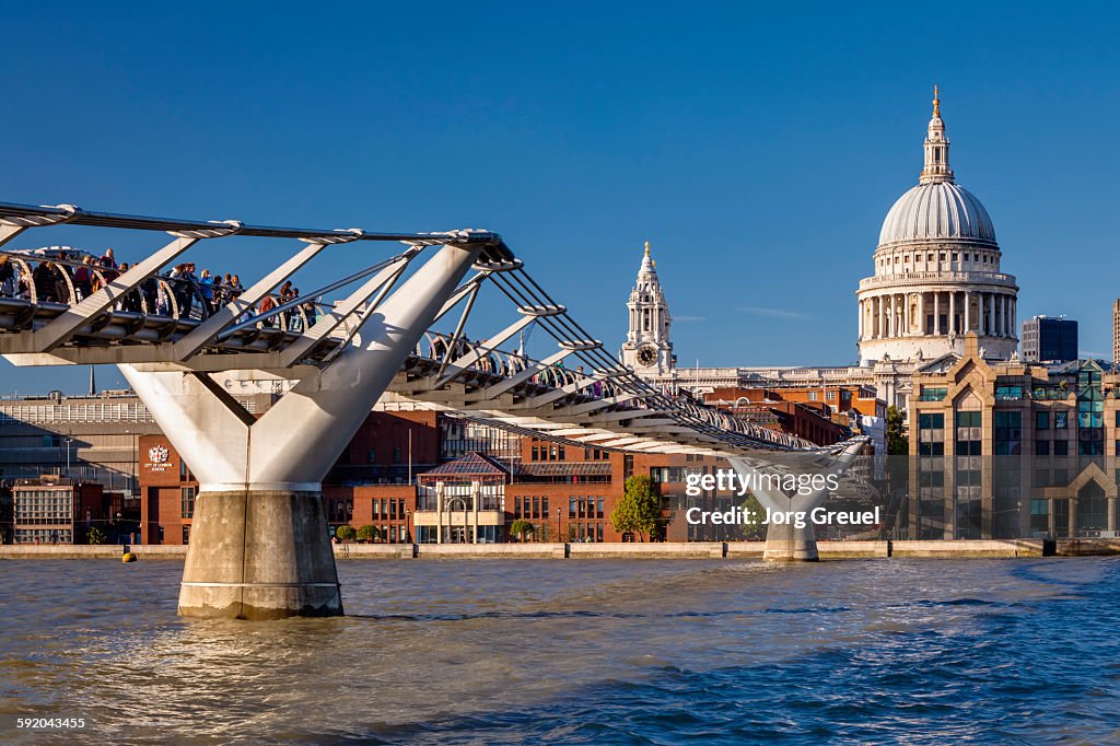 Millennium Bridge and St Paul's