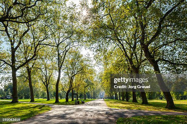 hyde park - parque fotografías e imágenes de stock