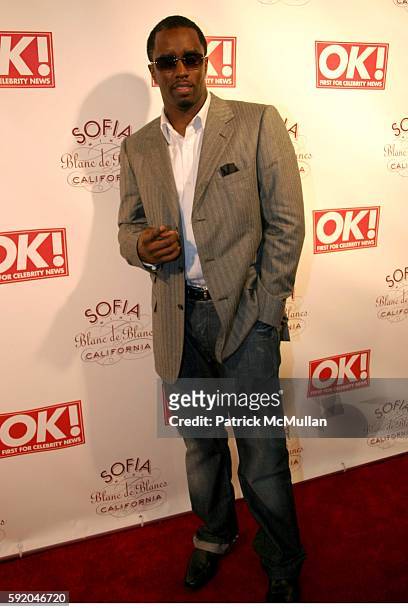 Sean "Diddy" Combs attends Jessica Simpson and Diddy Host the Launch of OK Magazine at The Garden at Ono on September 20, 2005 in New York City.