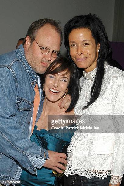Todd Eberle, Elizabeth Hayt and Kim Heirston attend "I'm No Saint" By Elizabeth Hayt Book Release Party at The Modern at MoMA on September 20, 2005...