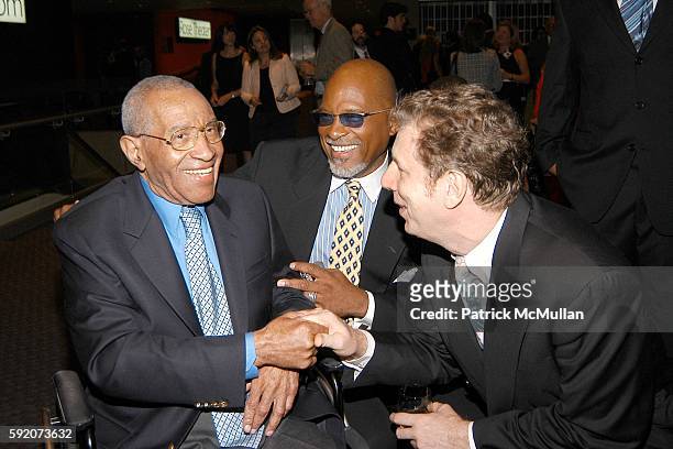 Max Roach, Daryl Roach and Phil Schaap attend JAZZ at Lincoln Center Announces 2005 Class of Inductees Into Nesuhi Ertegun Jazz Hall of Fame at...