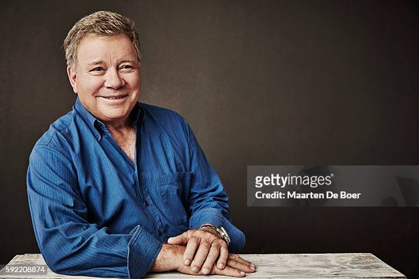 William Shatner from NBCUniversal's 'Better Late Than Never' poses for a portrait at the 2016 Summer TCA Getty Images Portrait Studio at the Beverly...