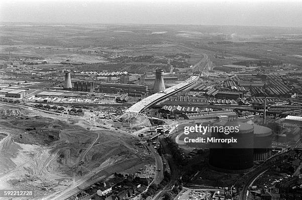 Aerial views of Sheffield, 17th August 1967.