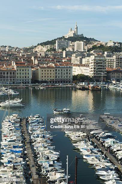 marseille, vieux port - vieux port stock pictures, royalty-free photos & images