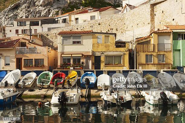 marseille, houses and boats - marseille people stock pictures, royalty-free photos & images