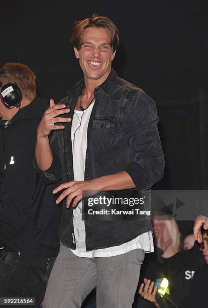Lewis Bloor becomes the 5th housemate evicted from Celebrity Big Brother 2016 at Elstree Studios on August 19, 2016 in Borehamwood, England.