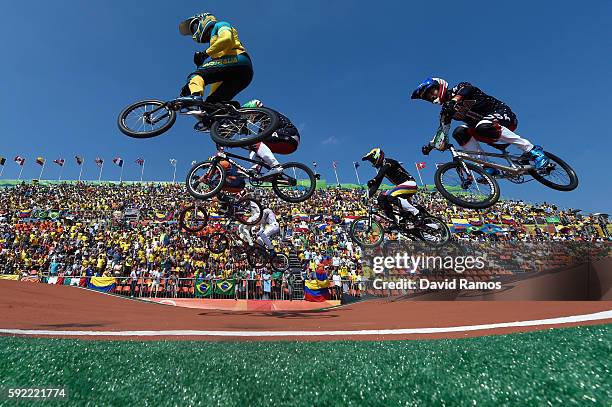 Anthony Dean of Australia, Nicholas Long of the United States, Carlos Mario Oquendo Zabala of Colombia and Corben Sharrah of the United States...
