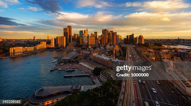 city of sydney - sydney harbour fotografías e imágenes de stock