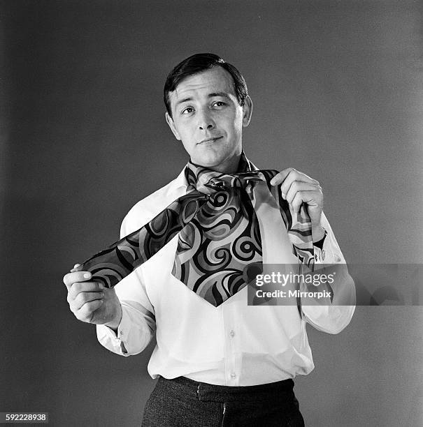 Model with Cravats