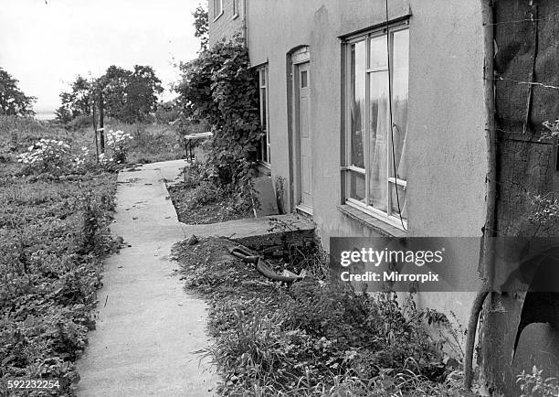 26th August 1963. OPS The back of the farmhouse.