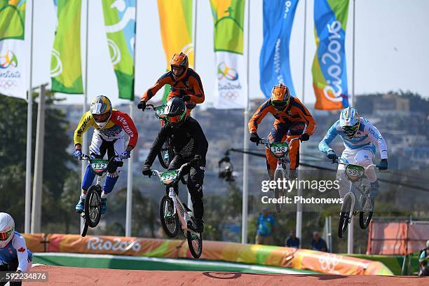 Illustration picture at the Olympic BMX Centre of the Rio 2016 Summer Olympic Games on August 19, 2016 in Rio de Janeiro, Brazil.