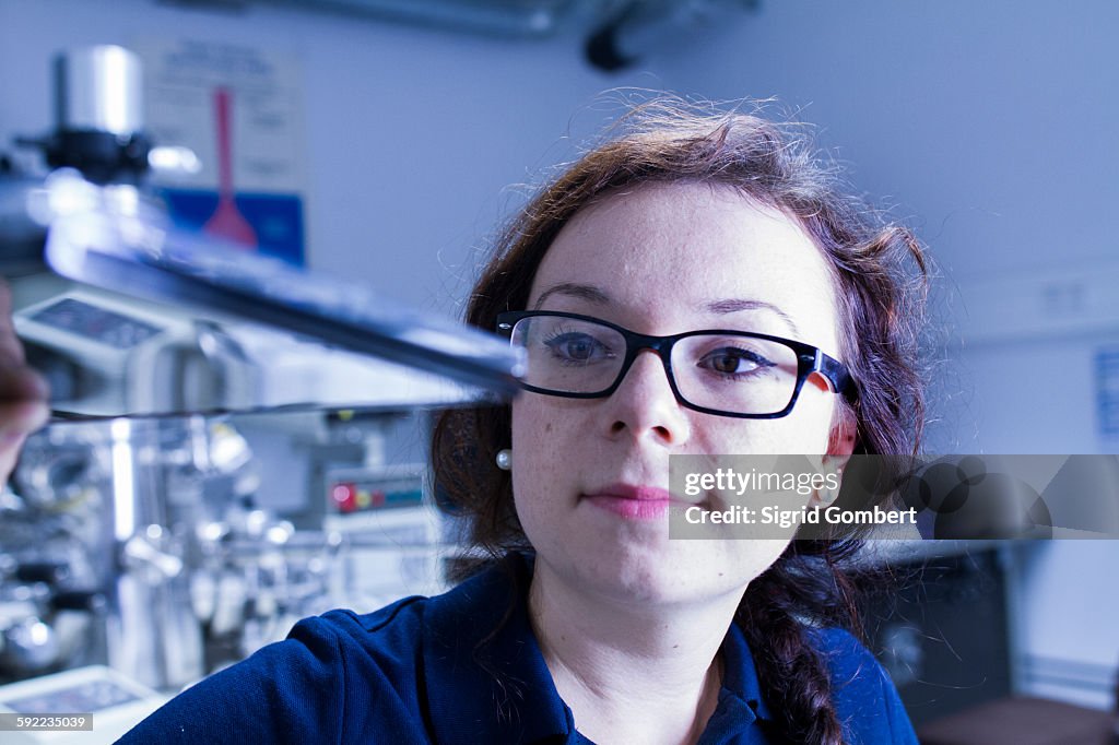 Technician working in laboratory