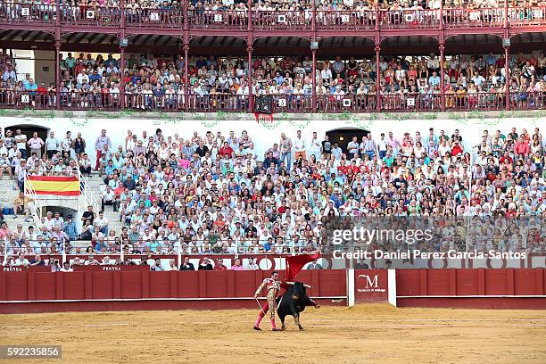 Spanish matador Enrique Ponce during the Malagueta bullring on August 19, 2016 in Malaga, Spain.