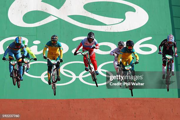 Elke Vanhoof of Belgium, Priscilla Stevaux Carnaval of Brazil, Lauren Reynolds of Australia, Yaroslava Bondarenko of Russia, Nadja Pries of Germany,...