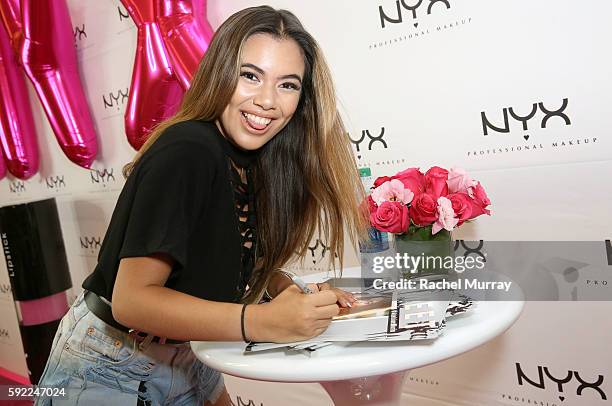 Professional Makeup Store Glendale Galleria Influencer Meet & Greet with Top Beauty Influencer Adelaine Morin @adelainemorin at Glendale Galleria on...